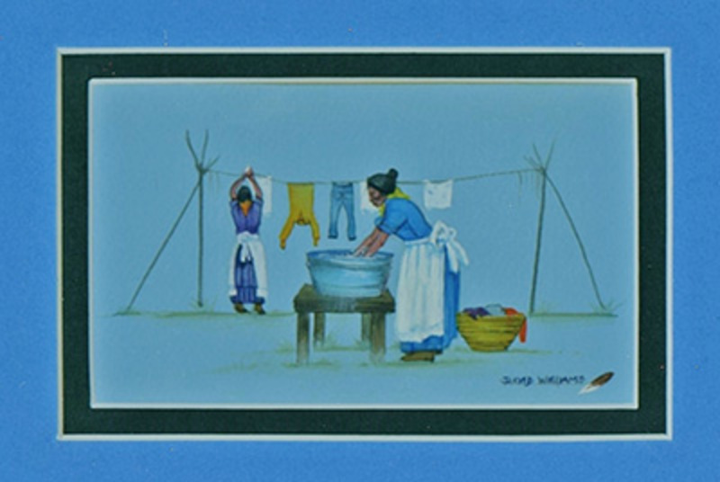 Women washing clothes II