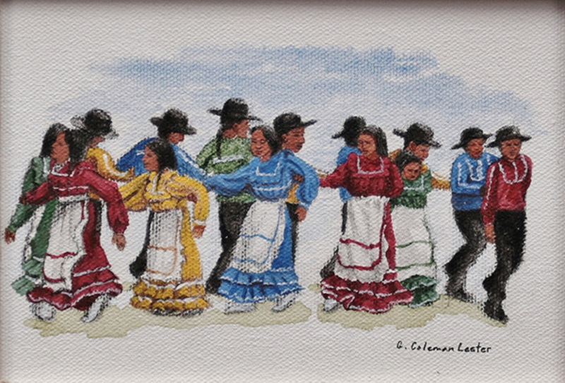 Choctaw snake dance