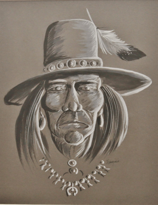 Portrait of Navajo man