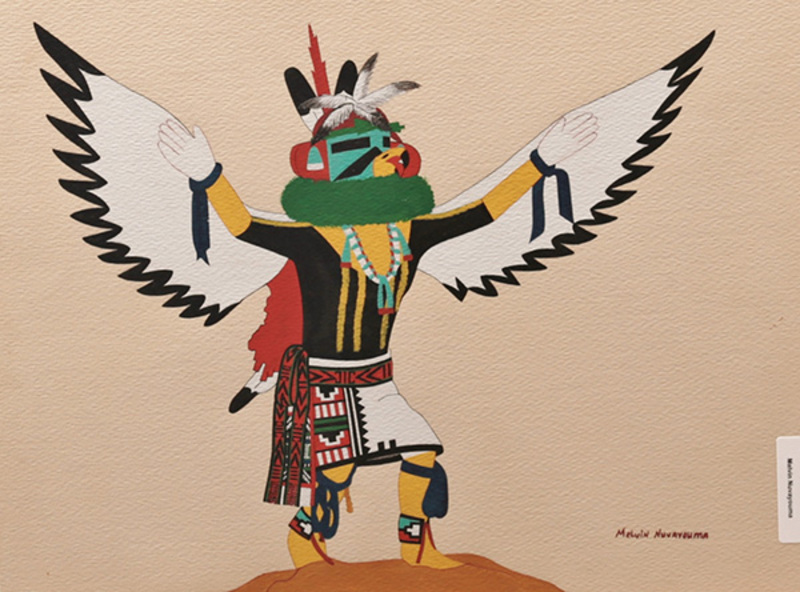 Eagle Kachina dancer (Nuvayouma)