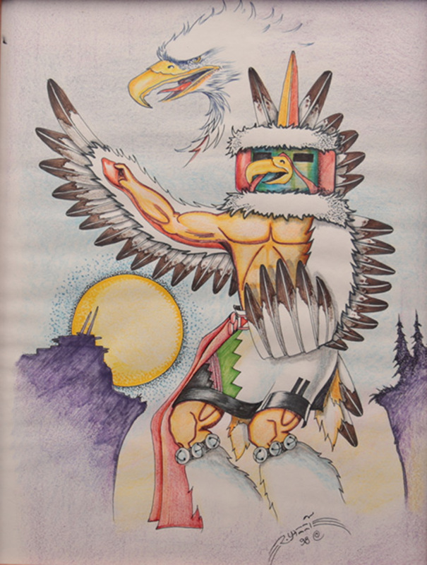 Eagle Kachina dancer (Yazzie)