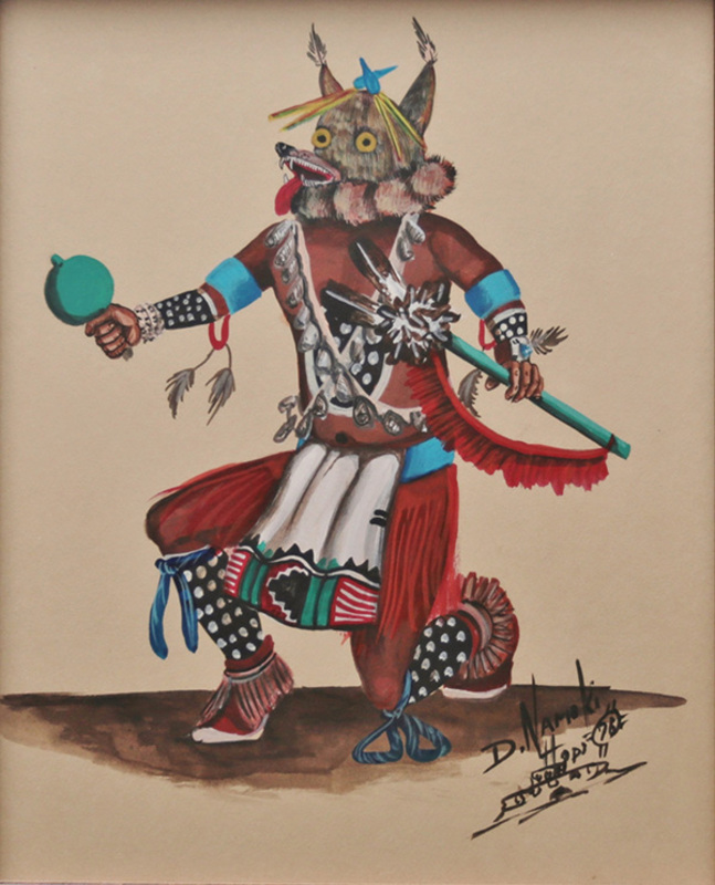 Wolf Kachina dancer (Namoki)