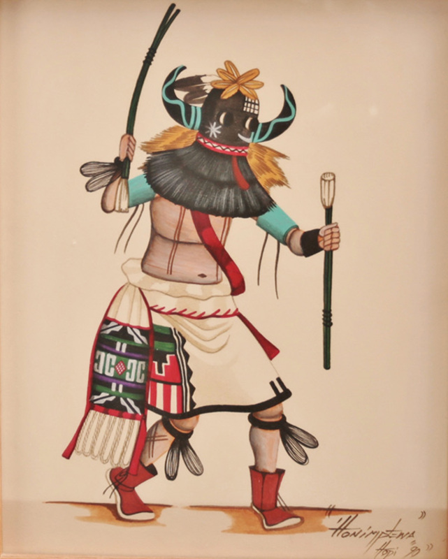 Broad-Face Kachina dancer