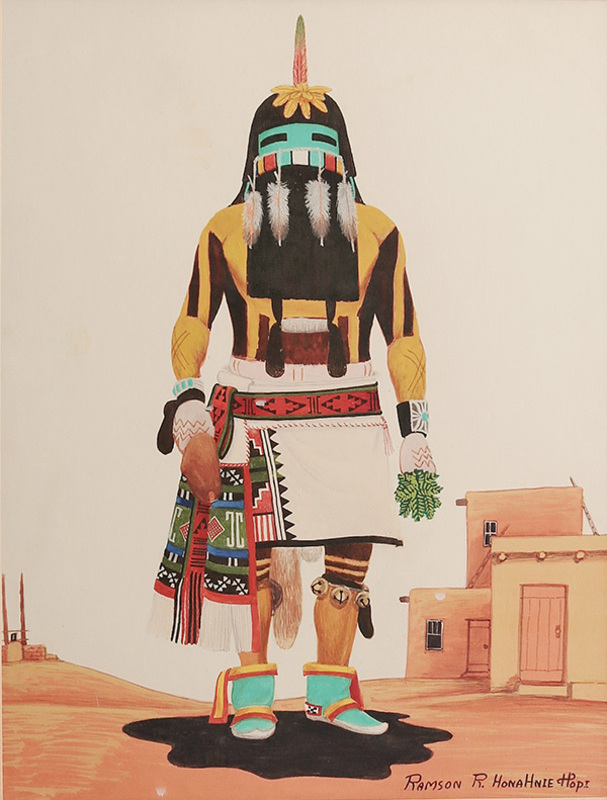 Long-Hair Kachina dancer (Honahnie, R. R.)