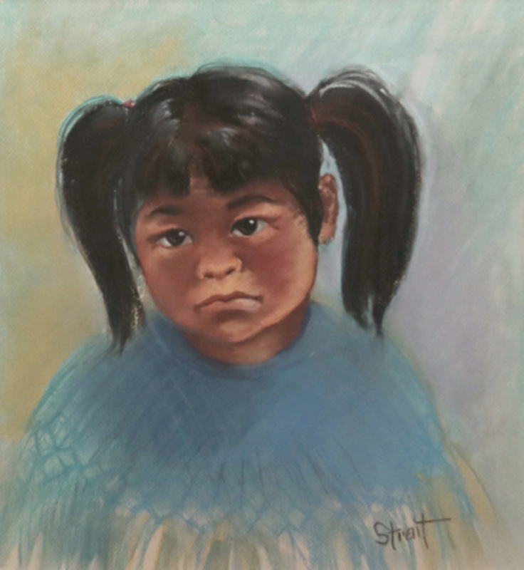 Portrait of young girl (Strait)