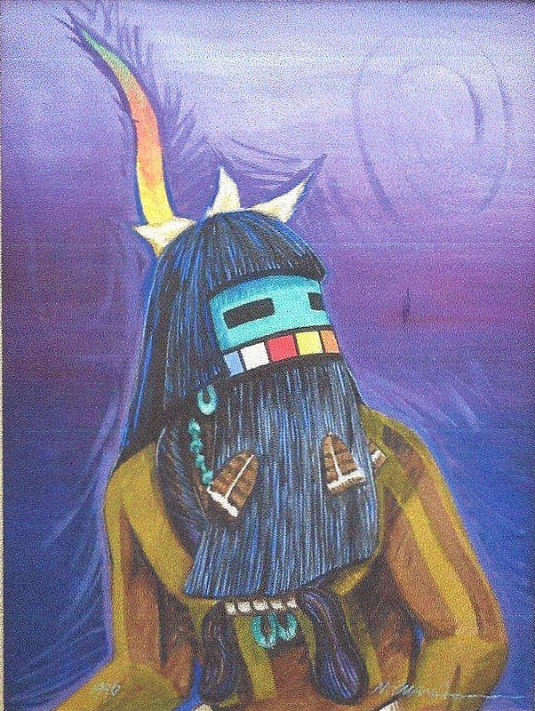 Portrait of Long-Hair Kachina