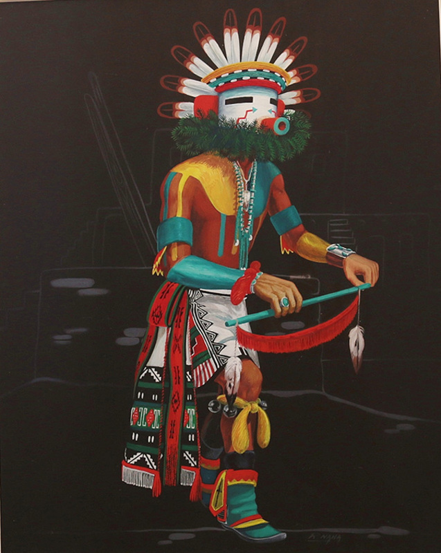 Corn dancer leader Kachina