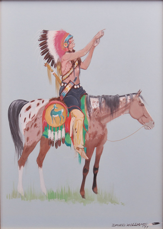 He speaks to the Great Spirit