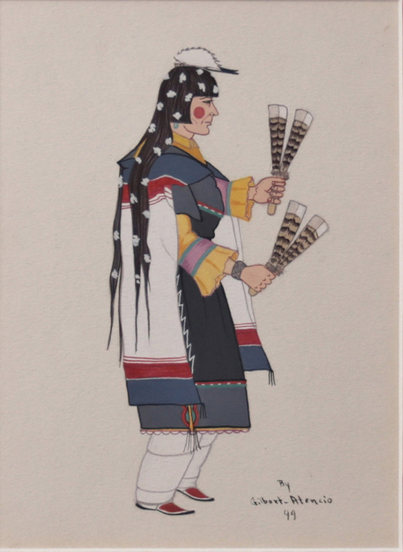 Pueblo woman dancer (Atencio)