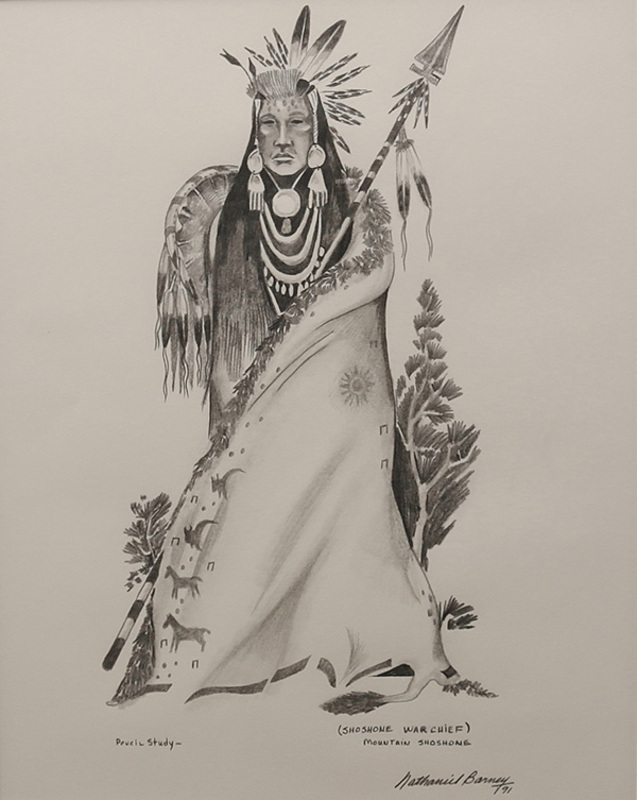 Shoshone war chief II